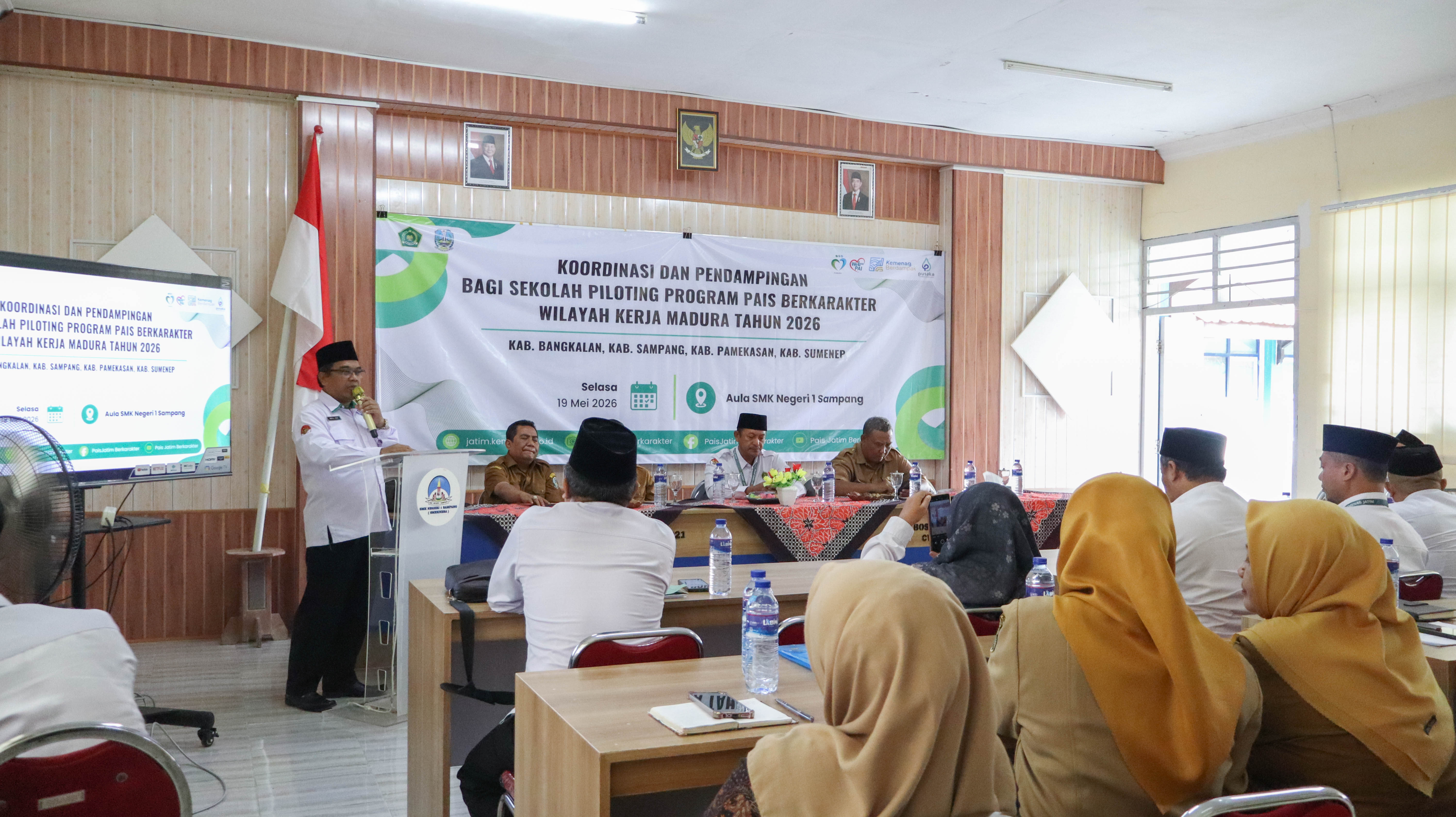 Koordinasi dan Pendampingan bagi Sekolah Piloting Program PAIS Berkarakter Wilayah Kerja Madura Tahun 2026